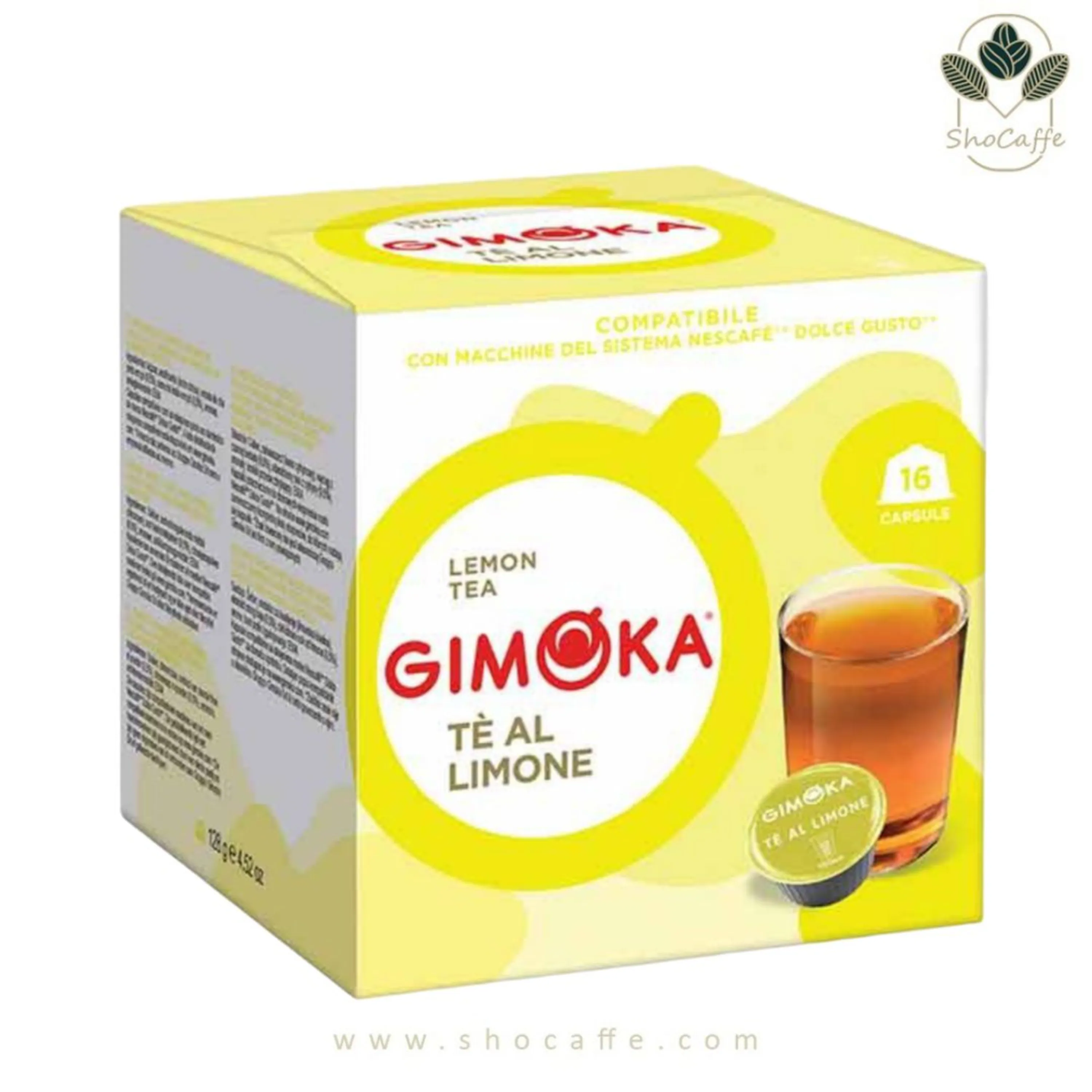 کپسول قهوه دولچه گوستو جیموکا مدل لیمو Gimoka Te Al Limone